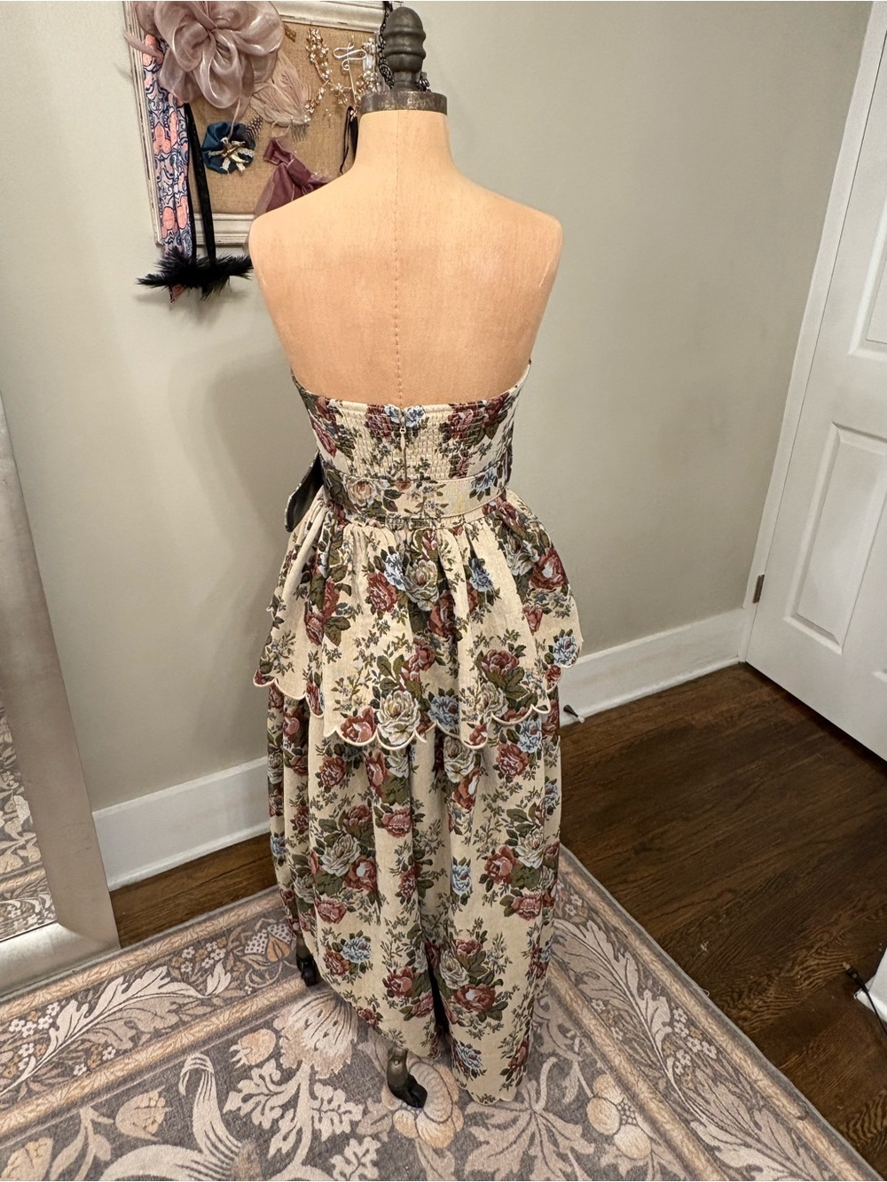 Mable Strapless Floral Maxi Dress - Picture 6 of 12